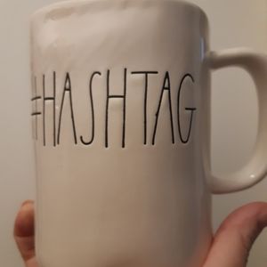 🦄 M STAMP 🦄 Rae Dunn #HASHTAG Mug